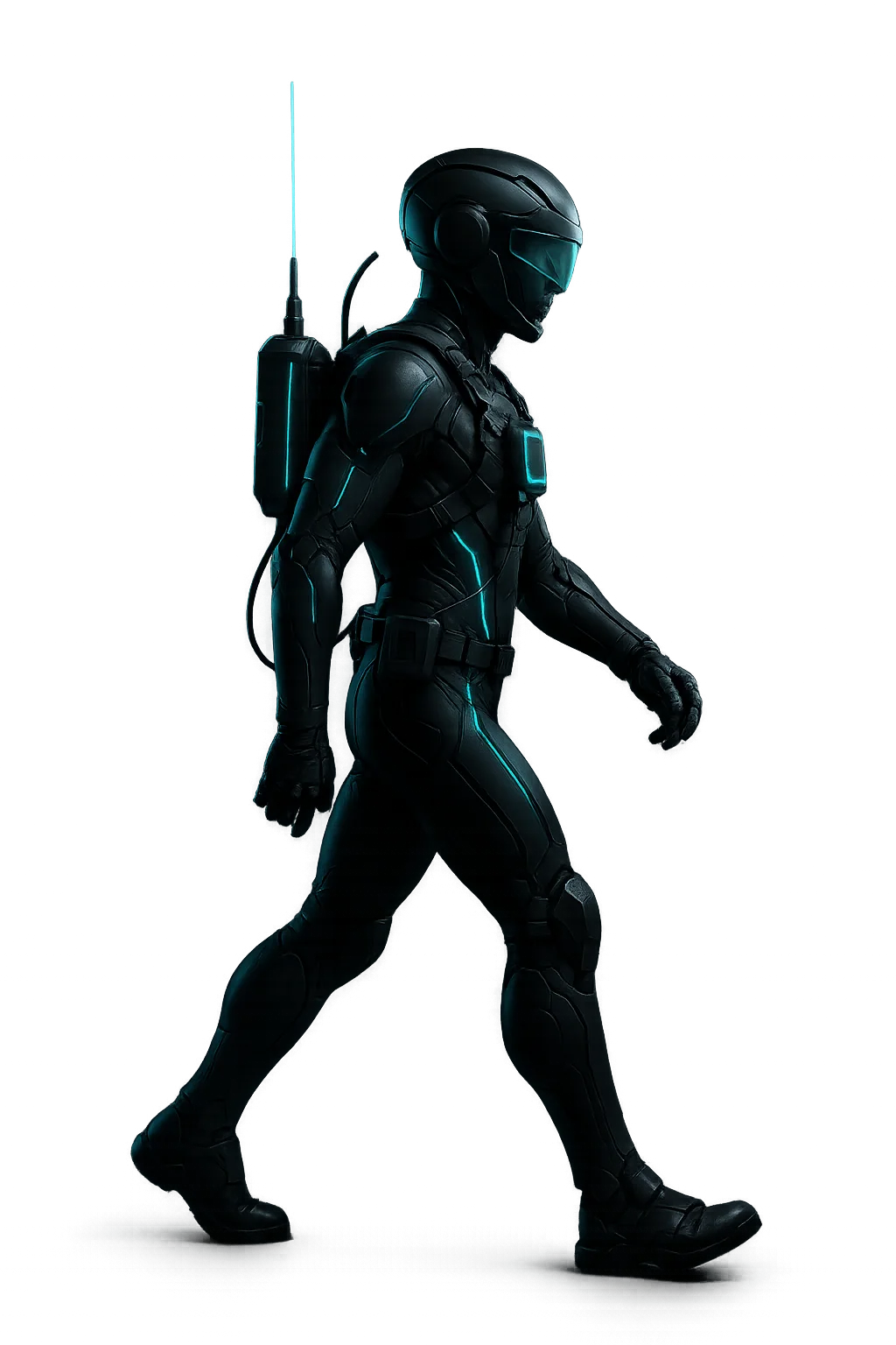 Connected operator — side profile