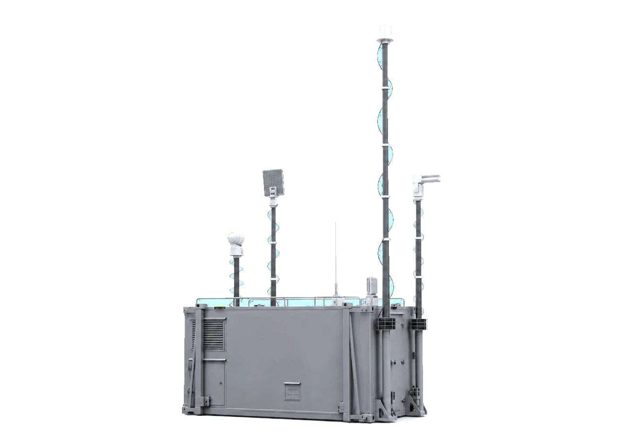 Counter-UAS Command Shelter — illustration